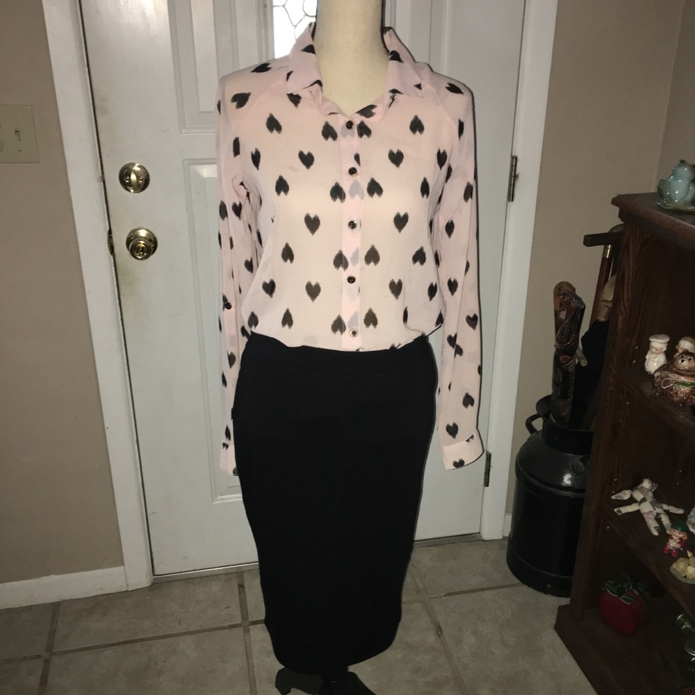 Fun & Flirt button down blouse